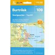 109 Burträsk Sverigeserien 1:50 000